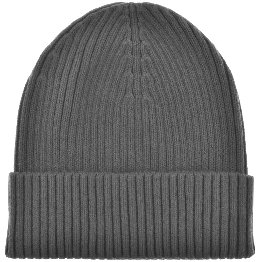 Image number 2 for Calvin Klein Knit Beanie Hat Grey