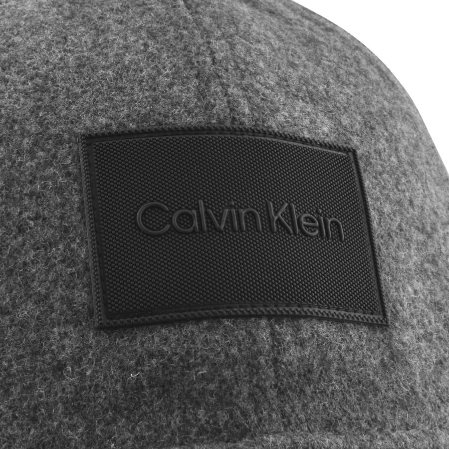 Image number 4 for Calvin Klein Logo Cap Grey
