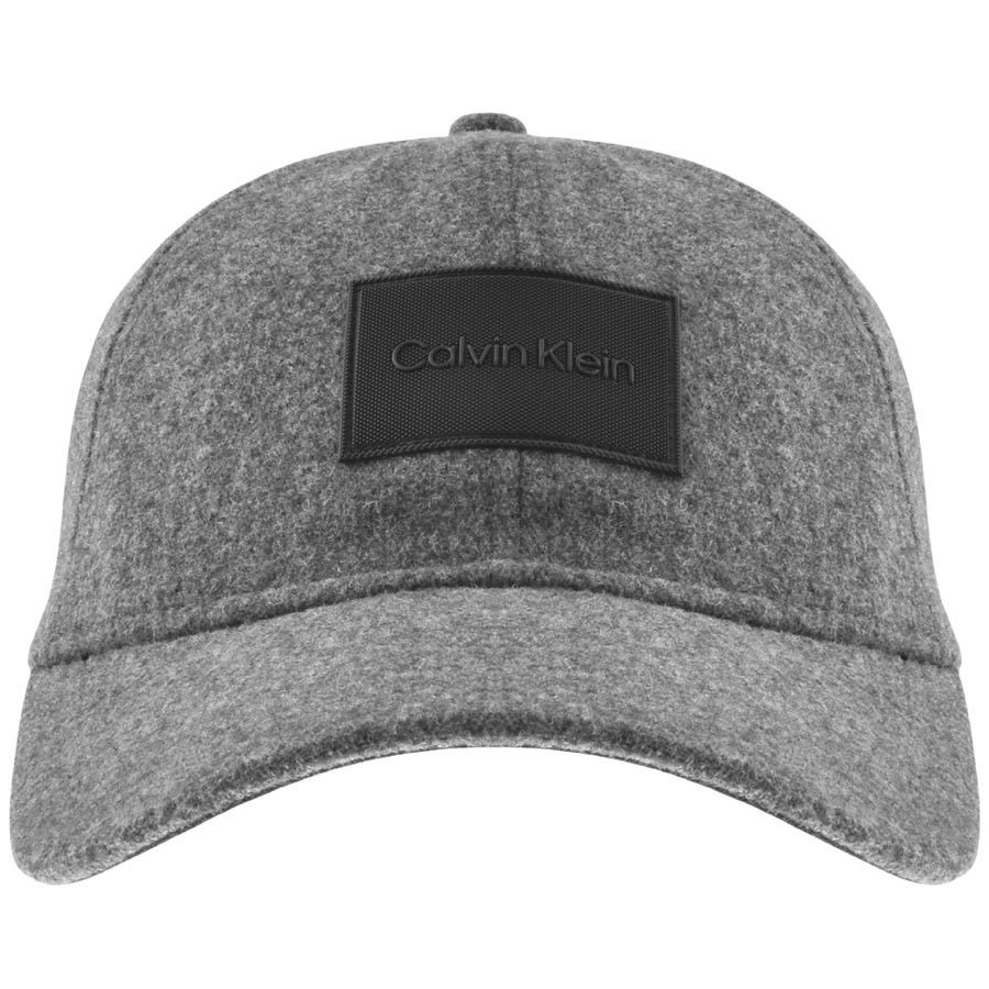Image number 1 for Calvin Klein Logo Cap Grey