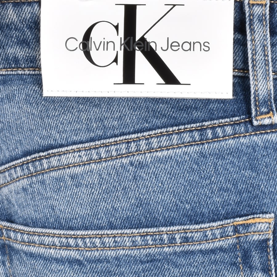 Image number 3 for Calvin Klein Jeans Mid Wash Jeans Blue