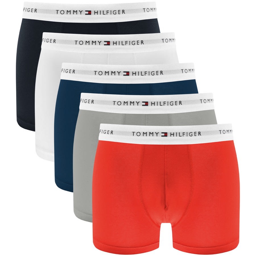 Image number 1 for Tommy Hilfiger Underwear Five Pack Trunks