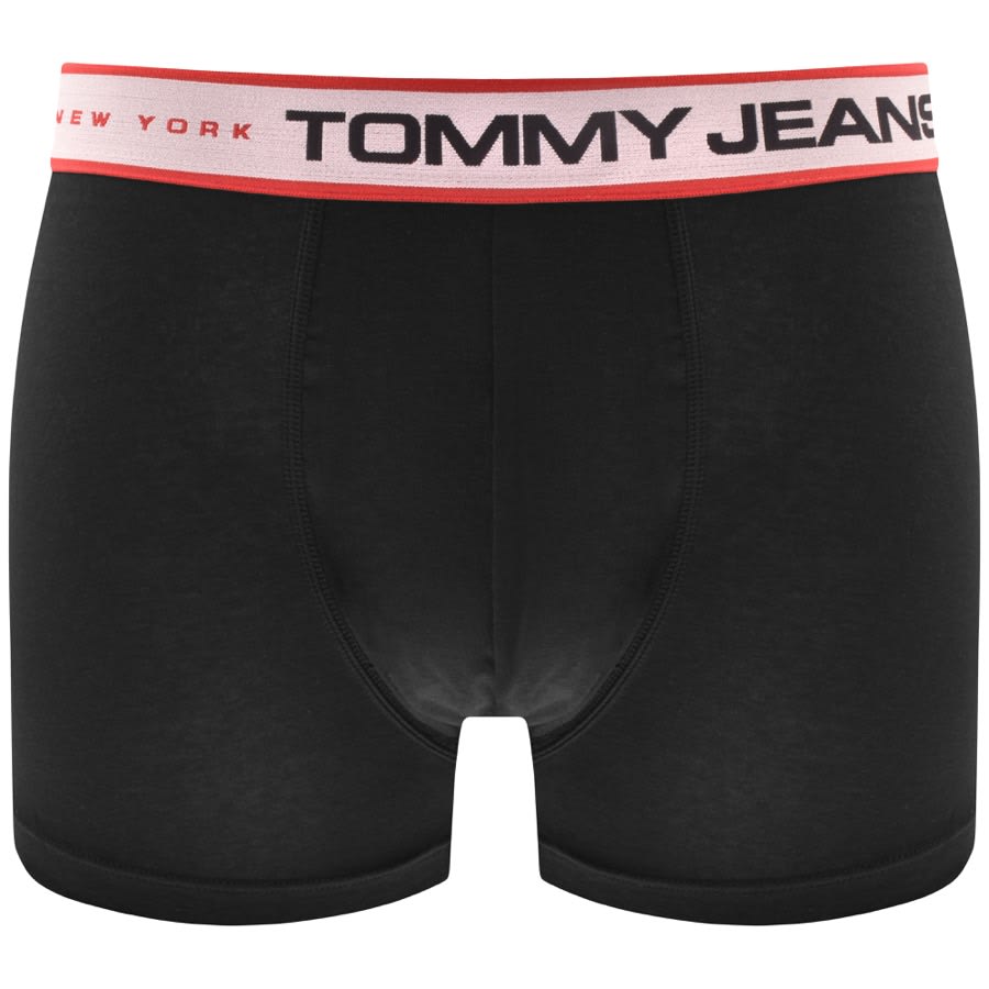 Image number 2 for Tommy Jeans 3 Pack Boxer Trunks Blue