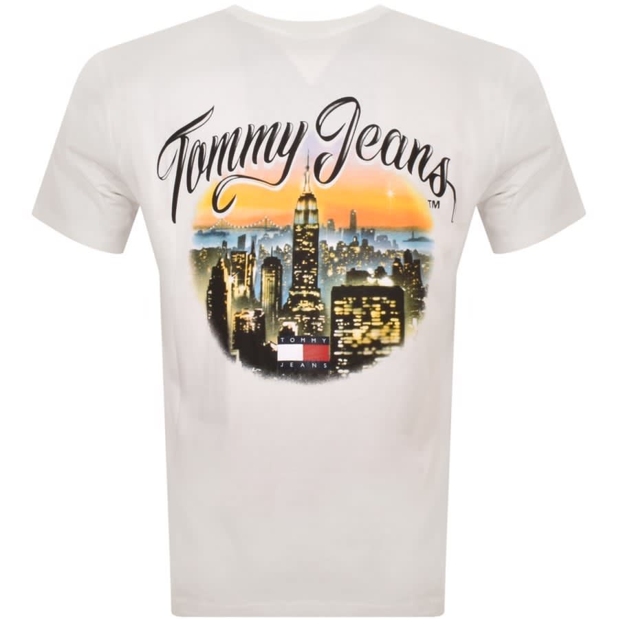 Image number 3 for Tommy Jeans Vintage City T Shirt Off White