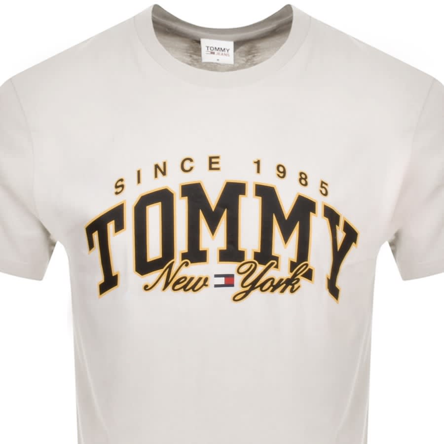 Image number 2 for Tommy Jeans Varsity T Shirt White