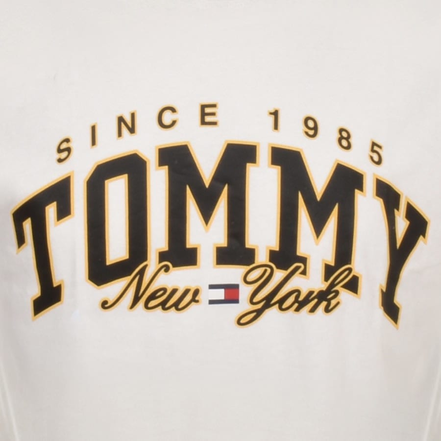Image number 3 for Tommy Jeans Varsity T Shirt White