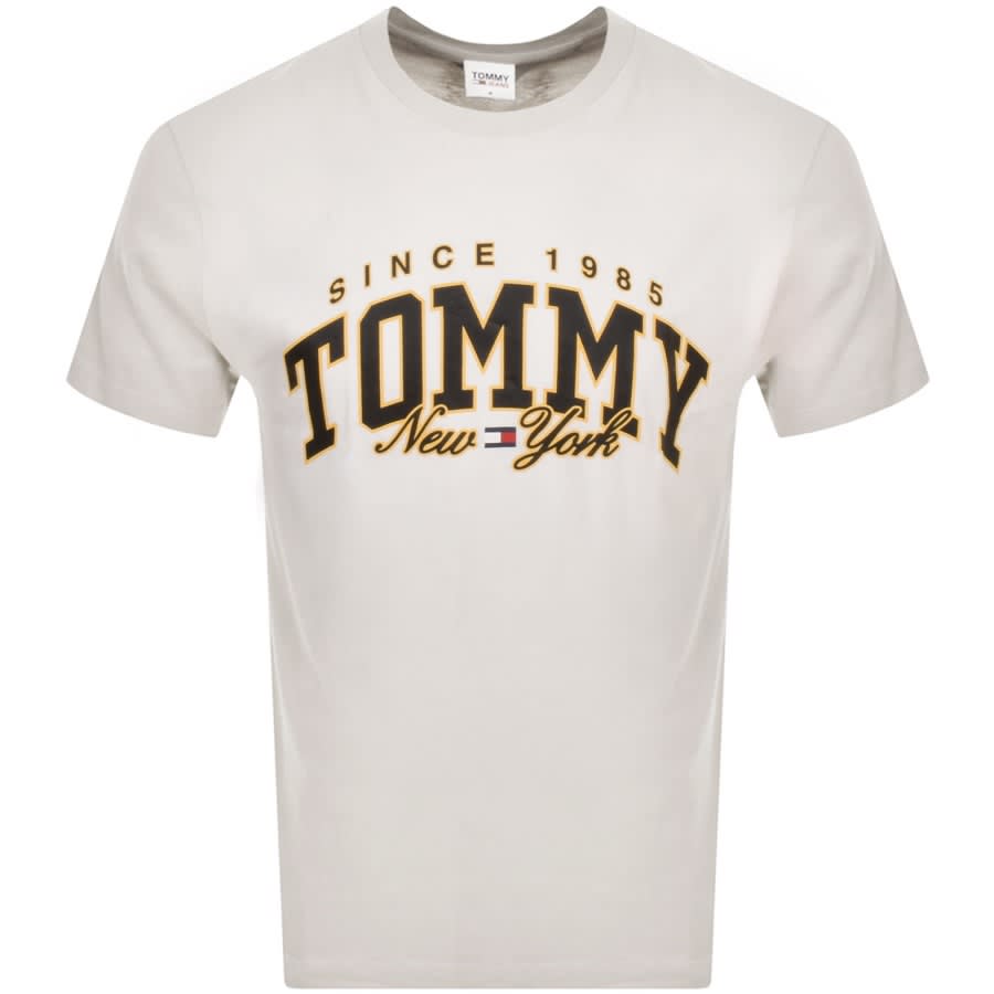 Image number 1 for Tommy Jeans Varsity T Shirt White