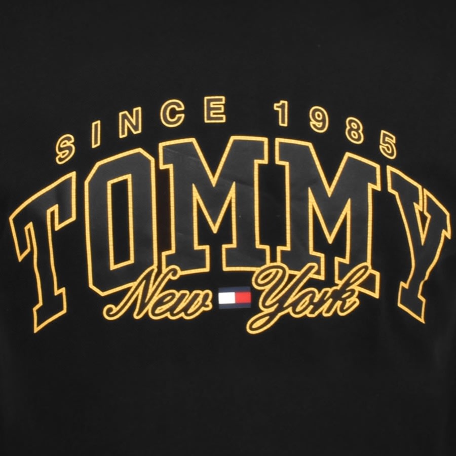 Image number 3 for Tommy Jeans Varsity T Shirt Black