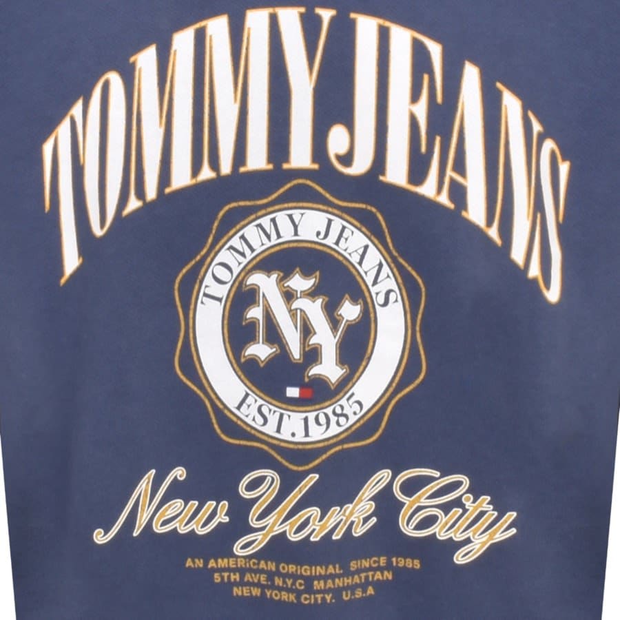 Image number 3 for Tommy Jeans Logo Sweatshirt Blue