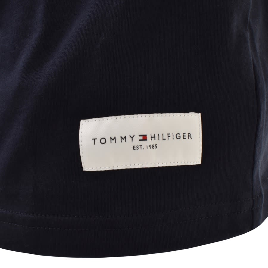 Image number 4 for Tommy Hilfiger Logo T Shirt Navy