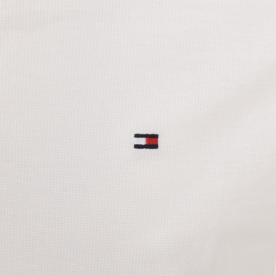Image number 3 for Tommy Hilfiger Long Sleeve Polo T Shirt White