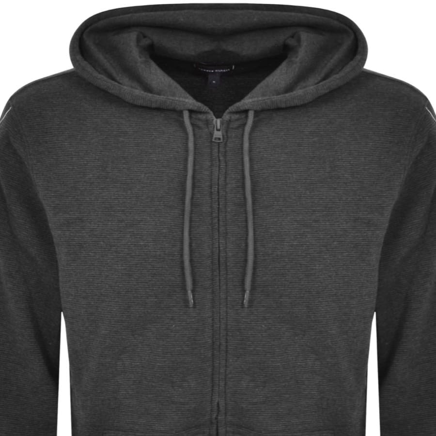 Image number 2 for Tommy Hilfiger Lounge Taped Hoodie Grey