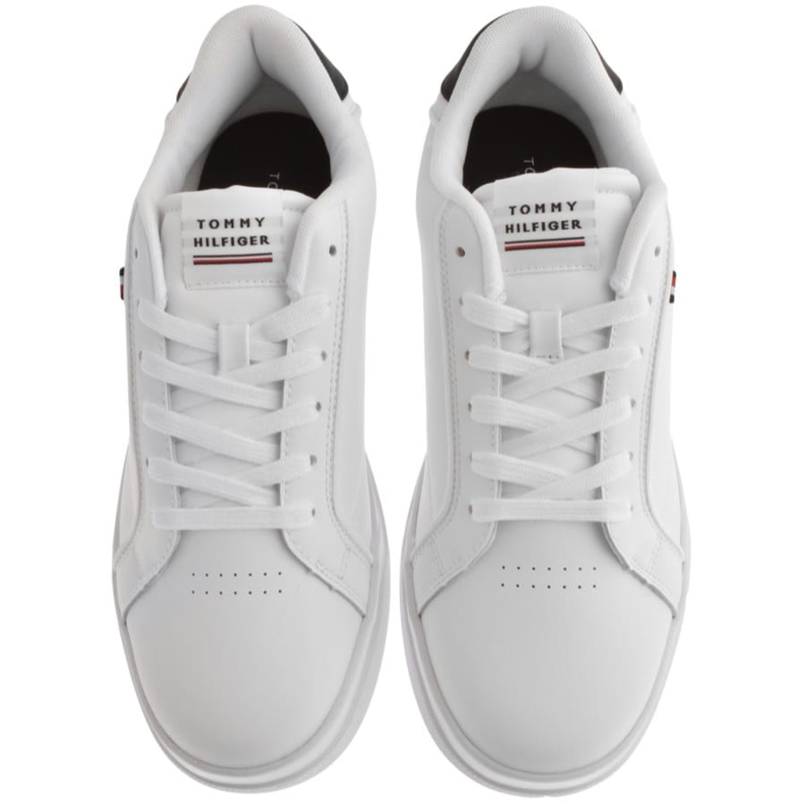 Image number 3 for Tommy Hilfiger Lo Cup Trainers White