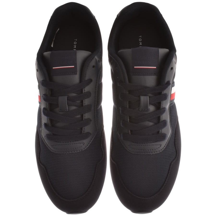 Image number 3 for Tommy Hilfiger Core Lo Runner Trainers Navy