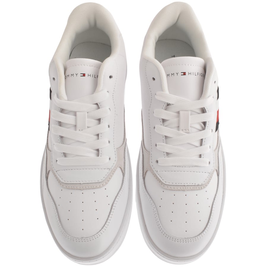 Image number 3 for Tommy Hilfiger Cupsole Retro Trainers White