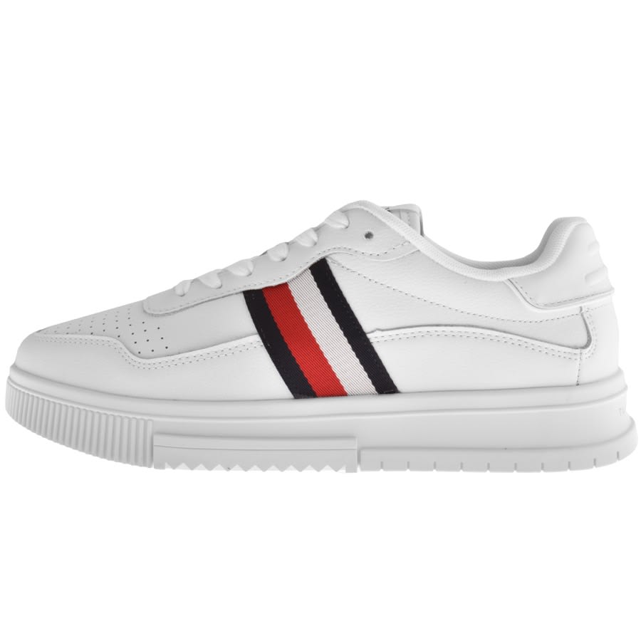 Image number 1 for Tommy Hilfiger Supercup Trainers White