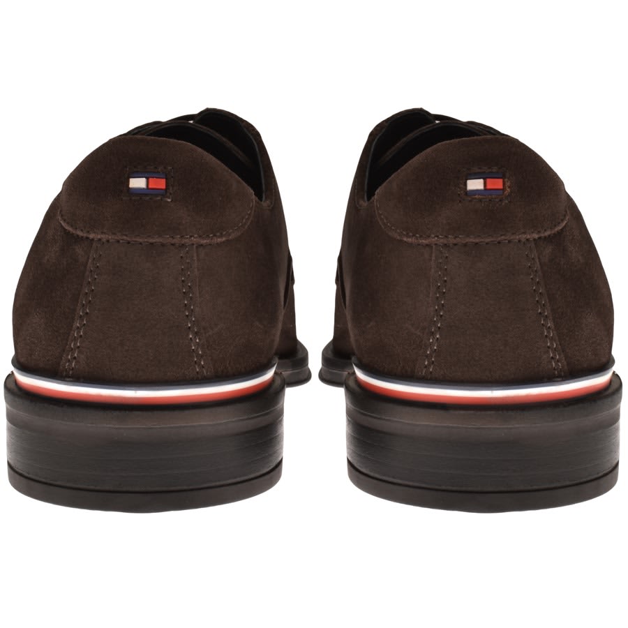 Image number 2 for Tommy Hilfiger Classic Suede Shoes Brown