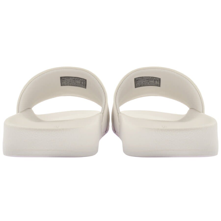 Image number 3 for Tommy Jeans Logo Pool Sliders White