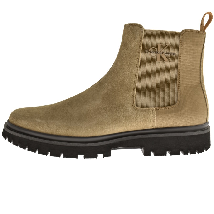 Image number 1 for Calvin Klein Jeans Chelsea Boots Brown