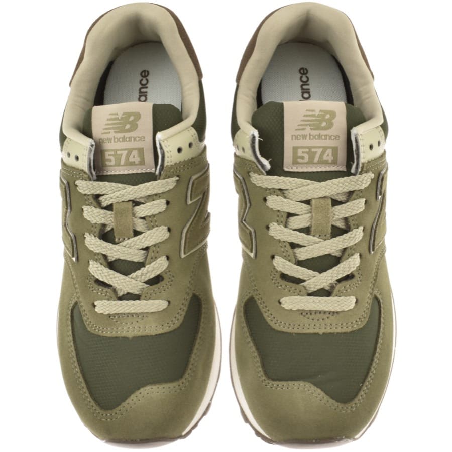 Image number 3 for New Balance 574 Trainers Green