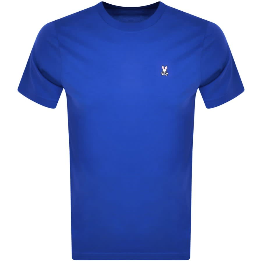 Image number 1 for Psycho Bunny Classic Crew Neck T Shirt Blue