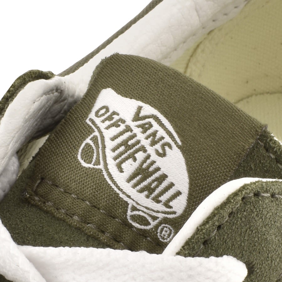 Image number 4 for Vans Sk8 Low Canvas Trainers Green