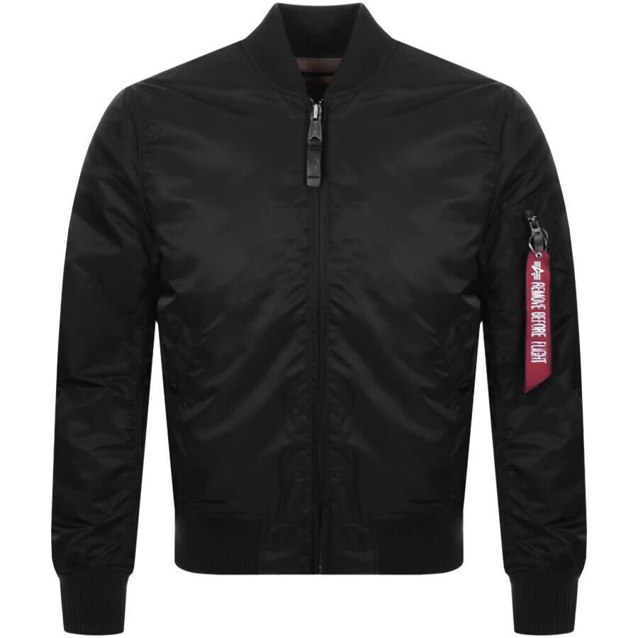 Image number 1 for Alpha Industries MA 1 Jacket Black