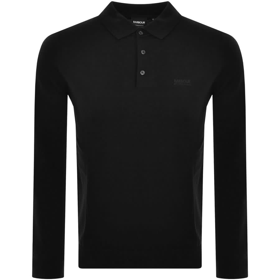 Image number 1 for Barbour International Polo T Shirt Black