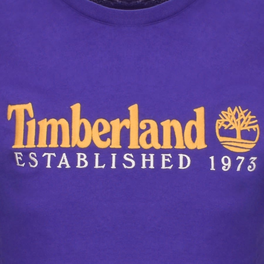 Image number 3 for Timberland Logo T Shirt Blue