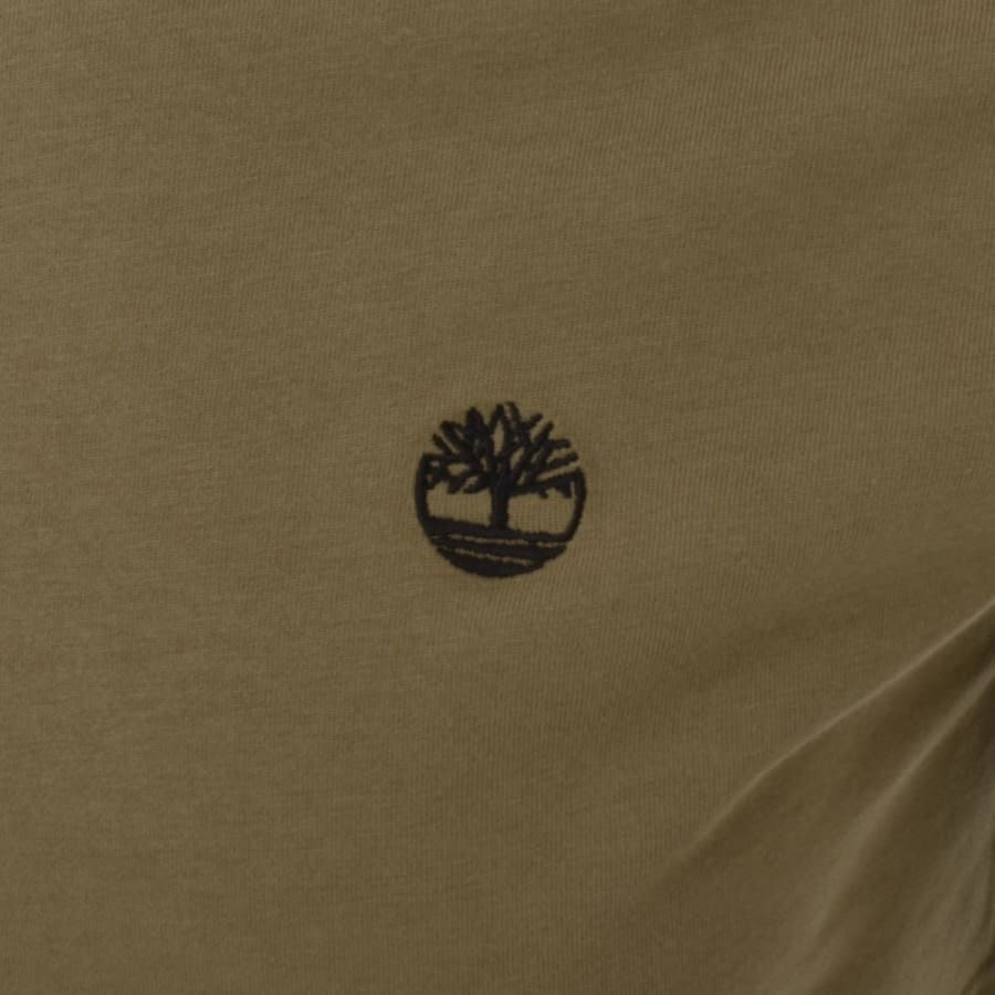 Image number 3 for Timberland Dun River Logo T Shirt Khaki