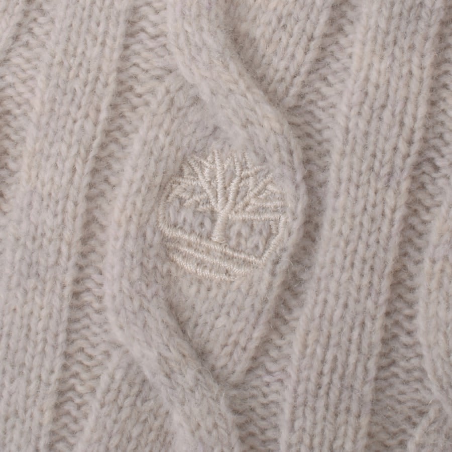 Image number 3 for Timberland Cable Knit Jumper Beige