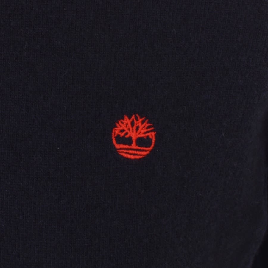 Timberland Half Zip Merino Knit Jumper Navy | Mainline Menswear