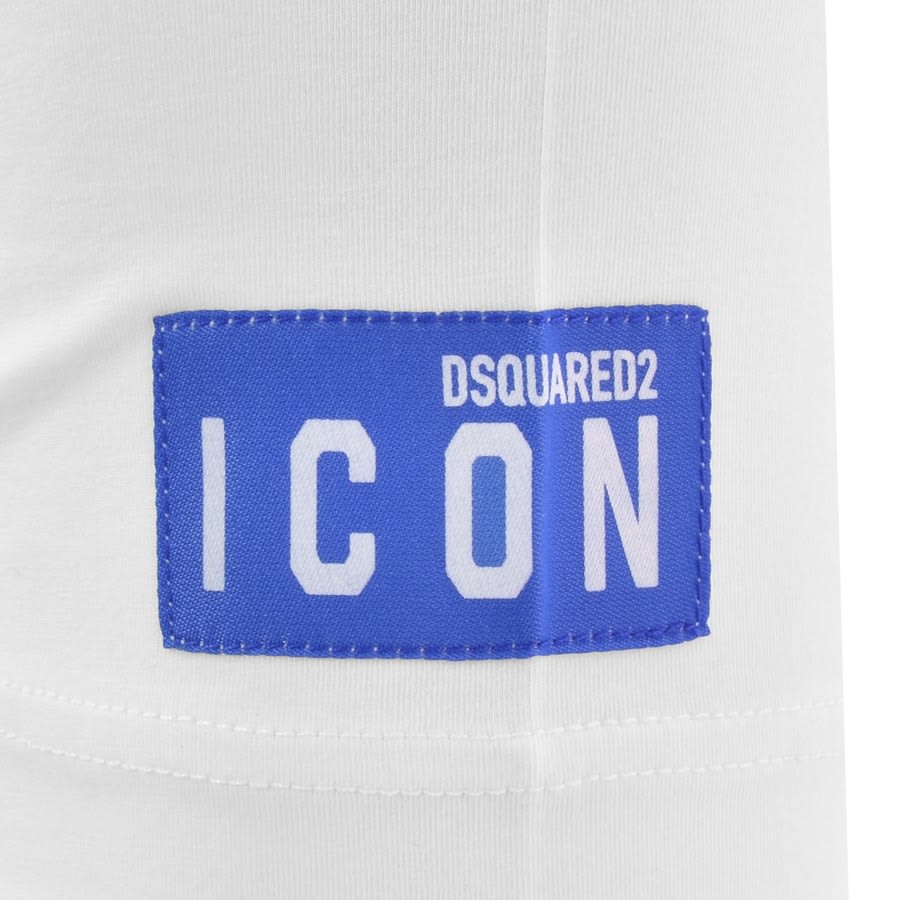 Image number 3 for DSQUARED2 Lounge Round Neck T Shirt White