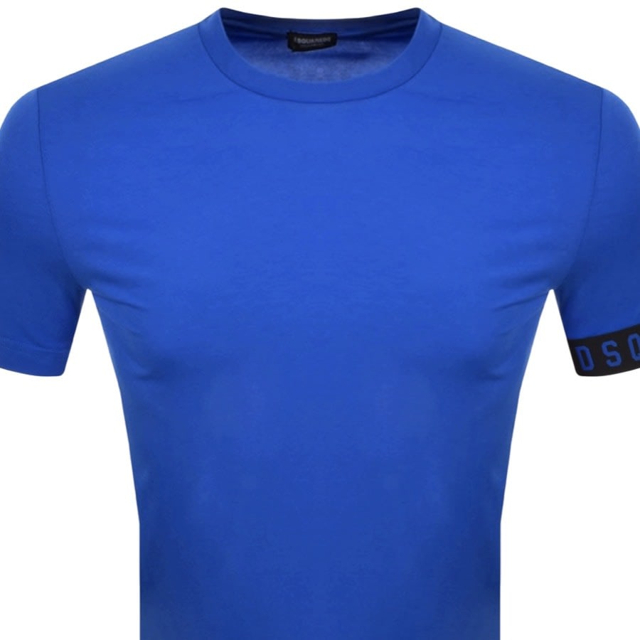 Image number 2 for DSQUARED2 Lounge Round Neck T Shirt Blue