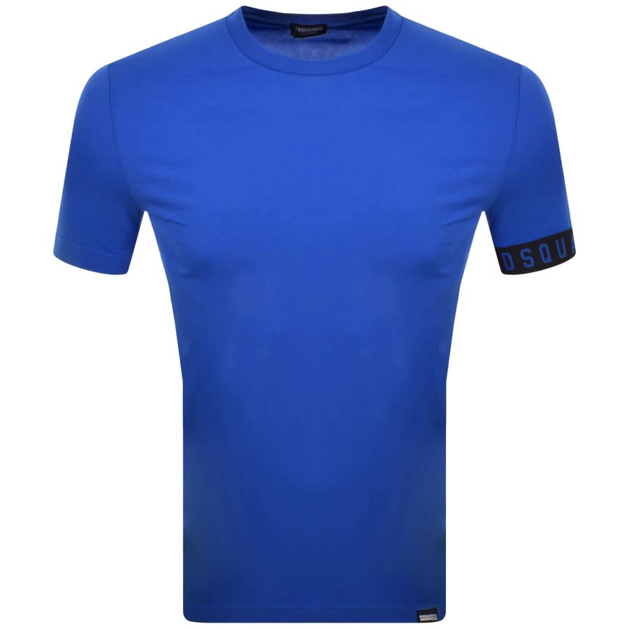 Image number 1 for DSQUARED2 Lounge Round Neck T Shirt Blue