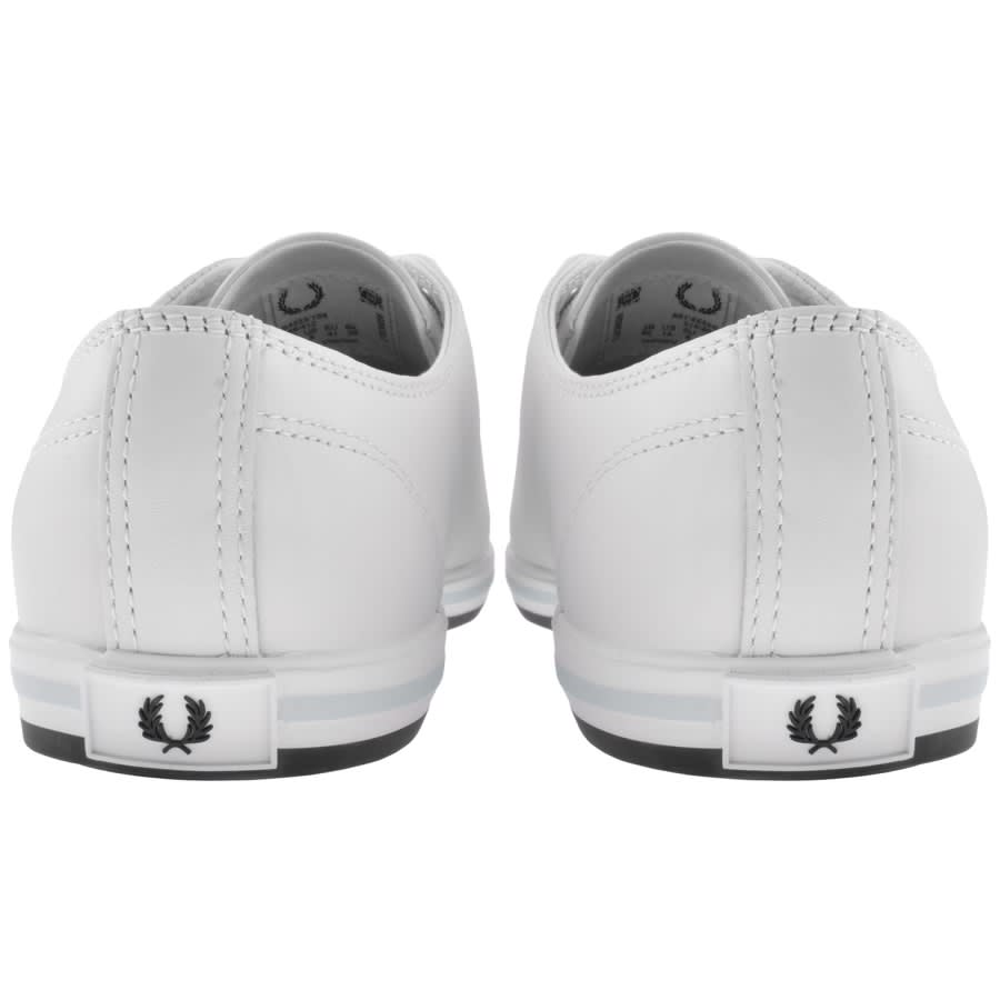 Fred Perry Kingston Leather Trainers White Mainline Menswear