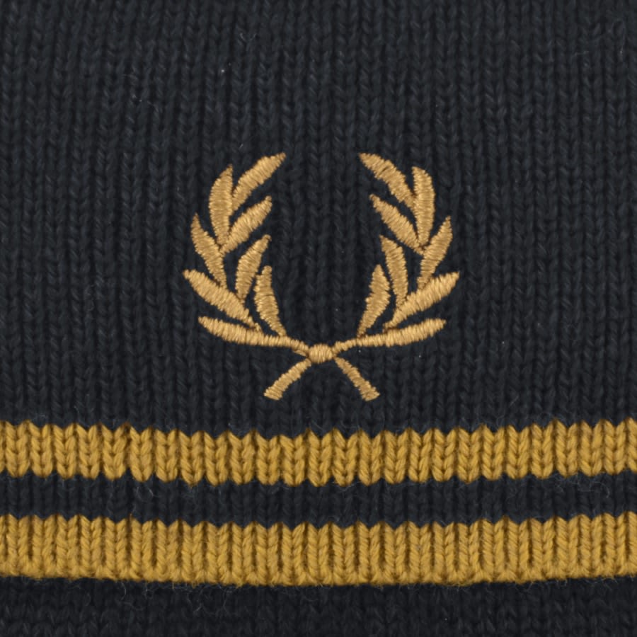 Image number 3 for Fred Perry Merino Wool Gloves Navy