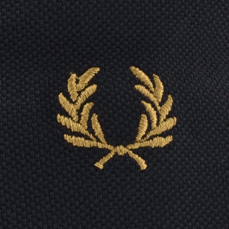 Image number 3 for Fred Perry Pique Bucket Hat Navy