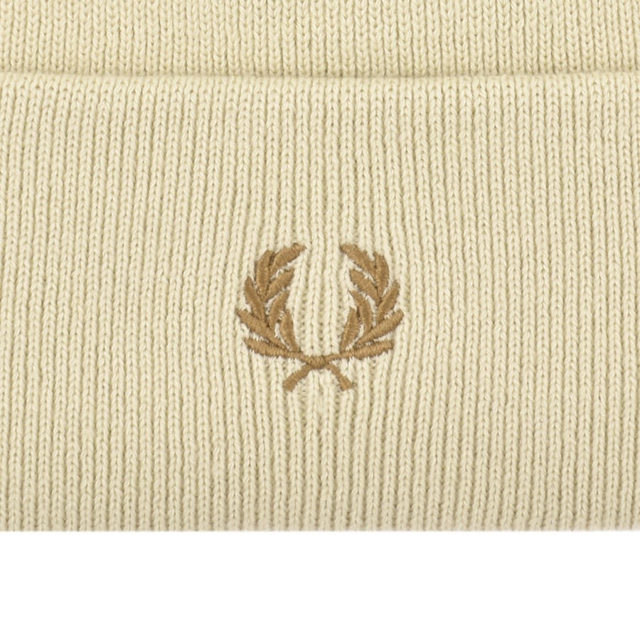Image number 3 for Fred Perry Beanie Hat Beige