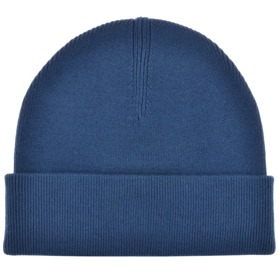 Image number 2 for Fred Perry Beanie Hat Blue