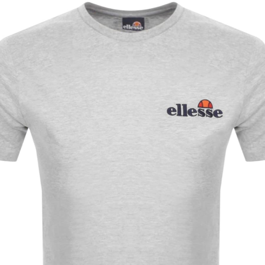Image number 2 for Ellesse Voodoo Logo T Shirt Grey