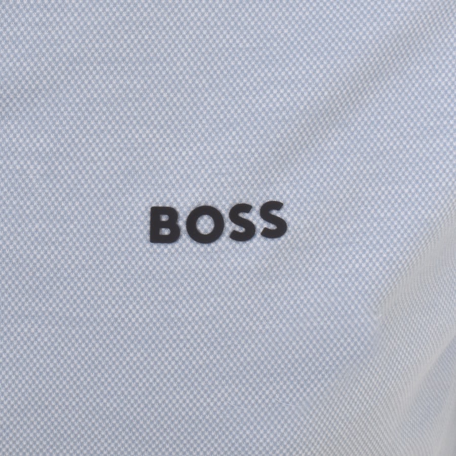 Image number 3 for BOSS Biado R Short Sleeved Shirt Blue