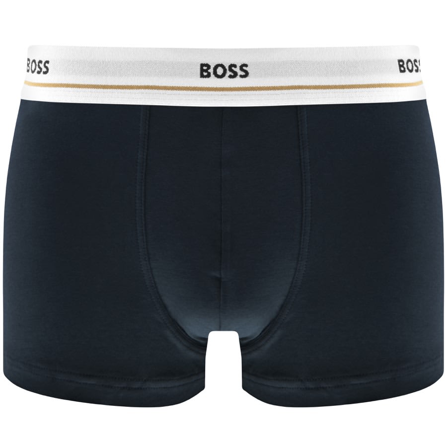 Image number 2 for BOSS Underwear Five Pack Trunks Black
