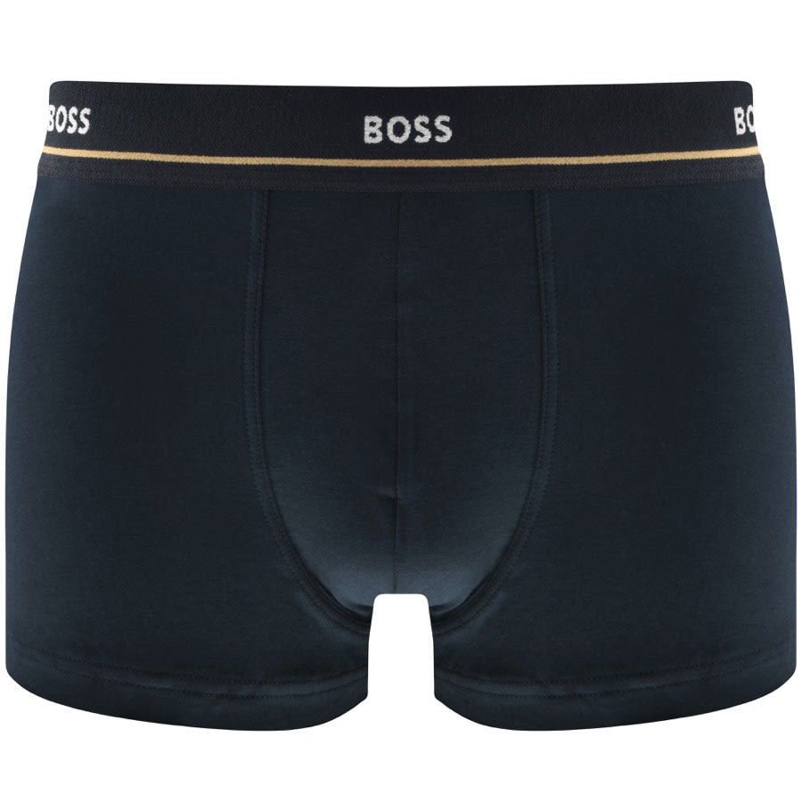Image number 4 for BOSS Underwear Five Pack Trunks Black