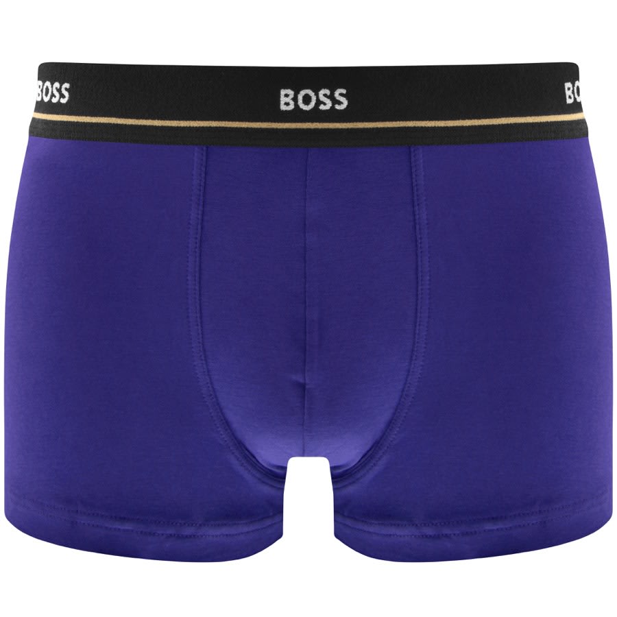 Image number 5 for BOSS Underwear Five Pack Trunks Black