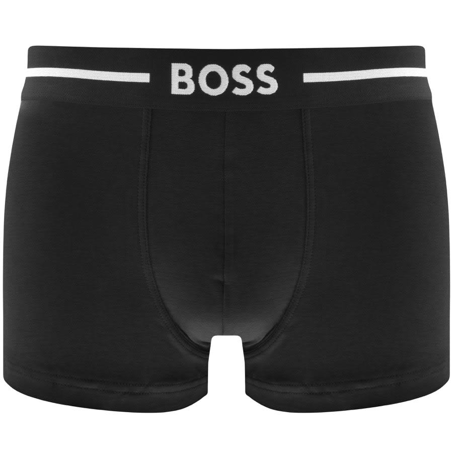 Image number 2 for BOSS Underwear Triple Pack Bold Trunks Green