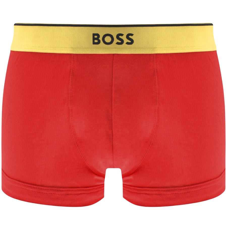 Image number 3 for BOSS Underwear Two Pack Gift Box Trunks Red