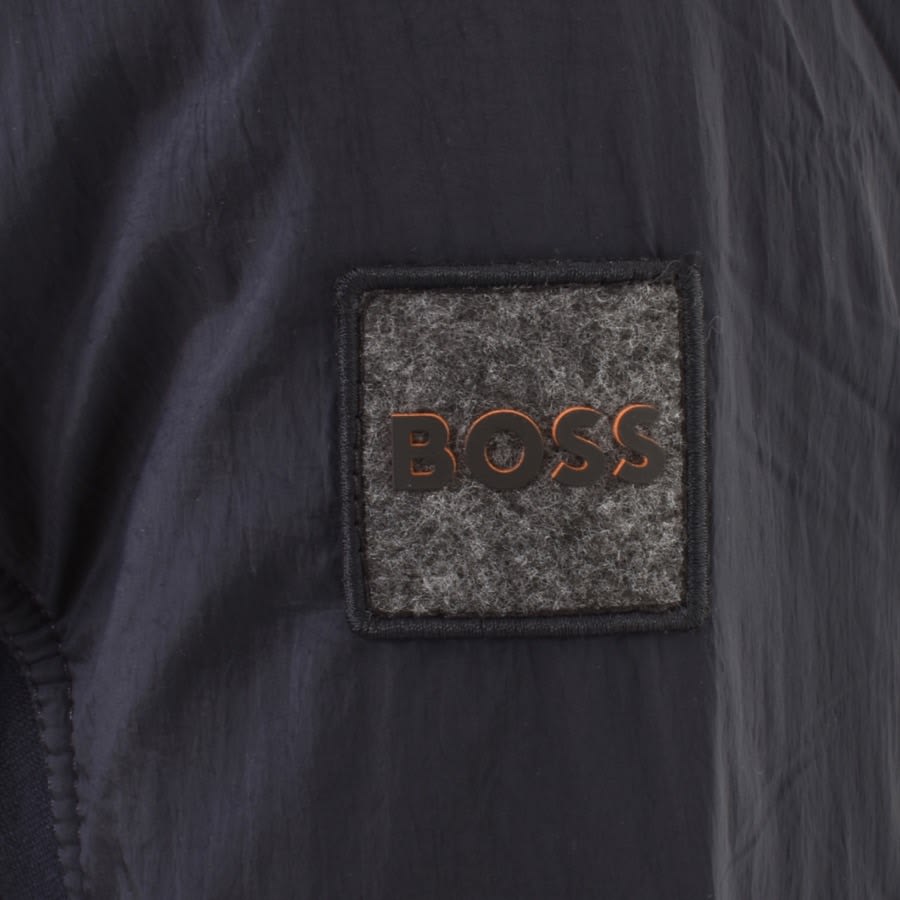 Image number 3 for BOSS Zequilt 01 Full Zip Sweatshirt Navy