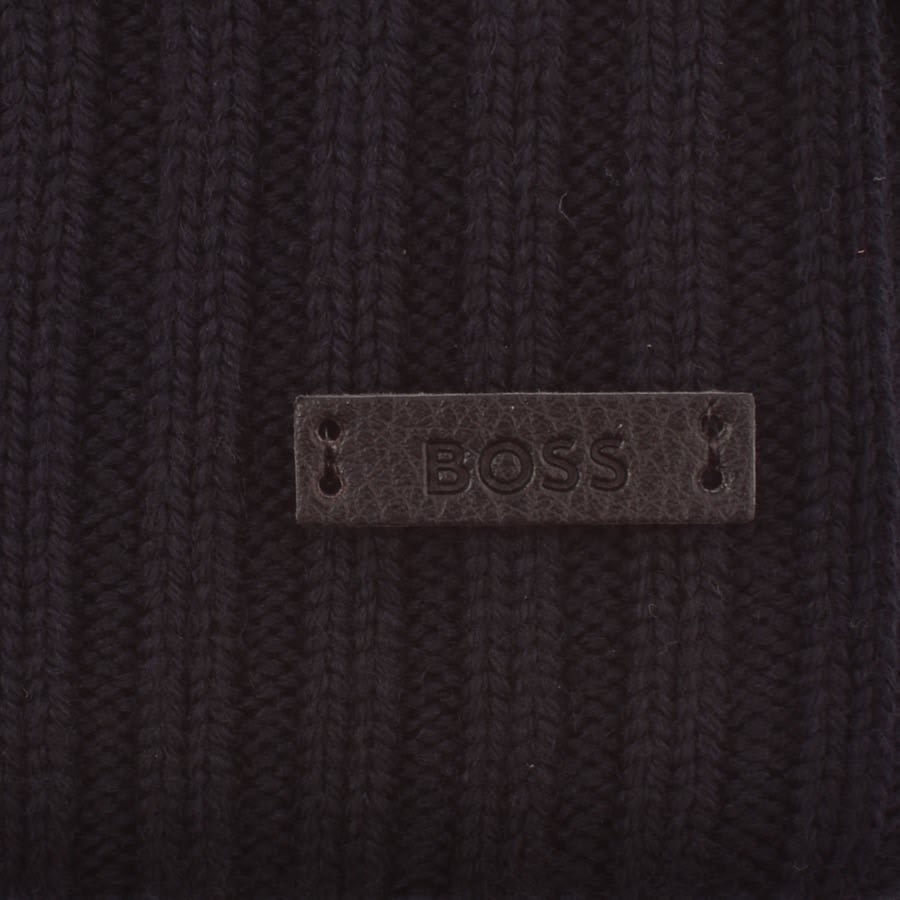 Image number 3 for BOSS Fati Beanie Navy