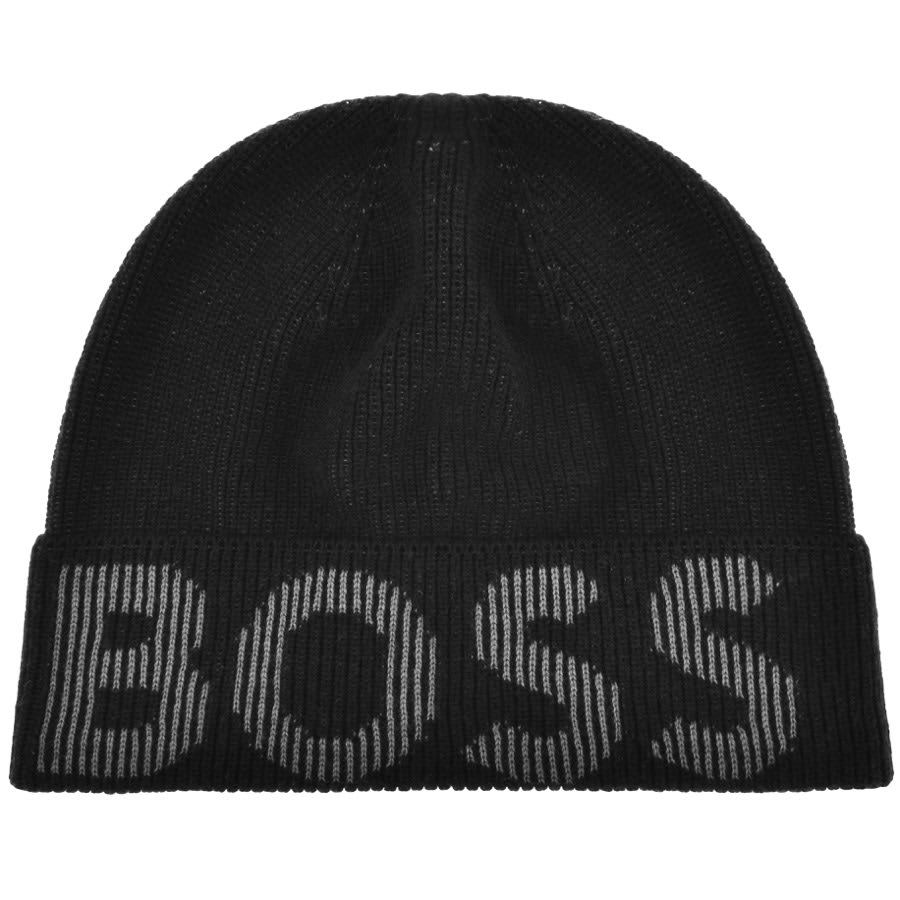 Image number 1 for BOSS Lamico Beanie Black