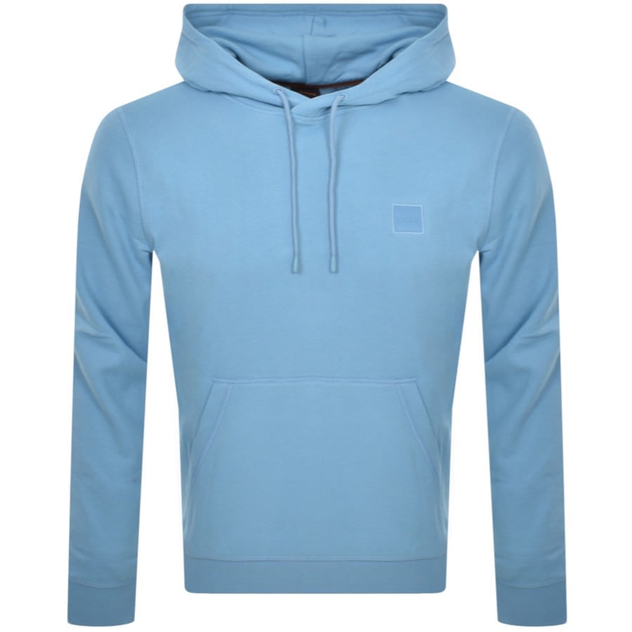 Image number 1 for BOSS Wetalk Pullover Hoodie Blue